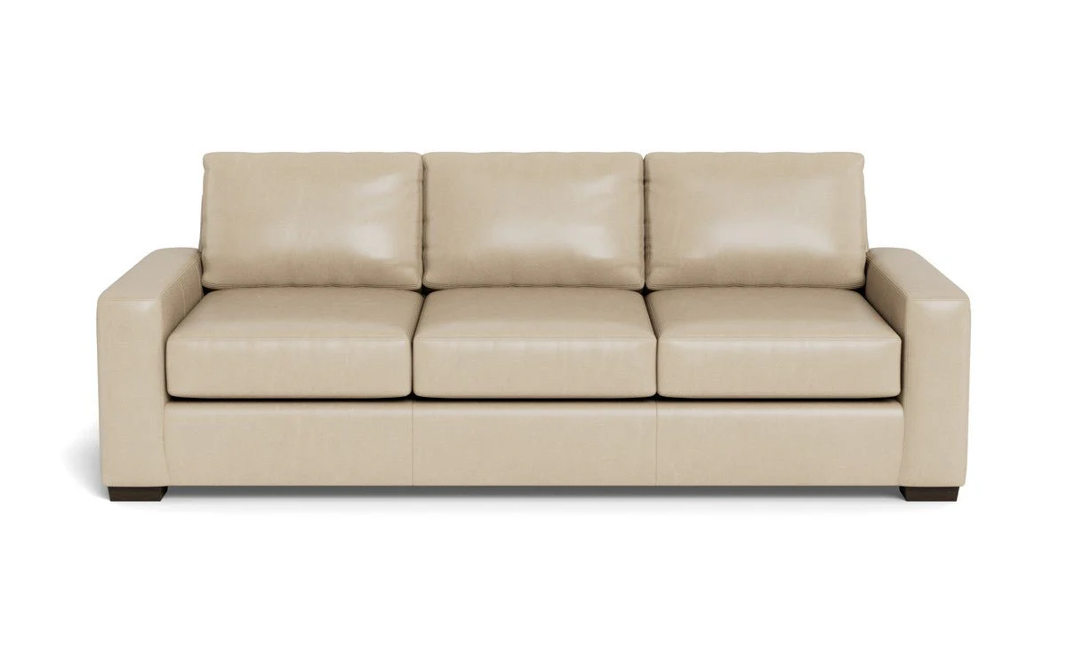 Mas Mesa 101" Deep Leather Estate Sofa - Image 14