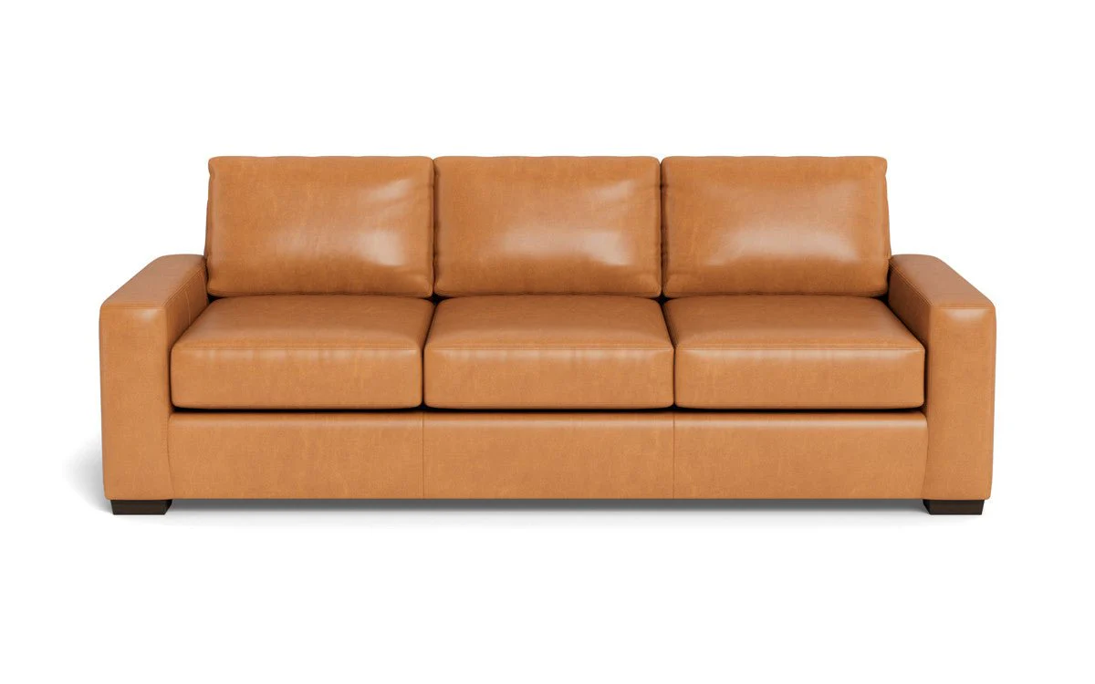 Mas Mesa 101" Deep Leather Estate Sofa - Image 17