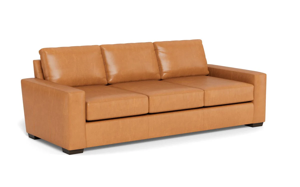 Mas Mesa 101" Deep Leather Estate Sofa - Image 18