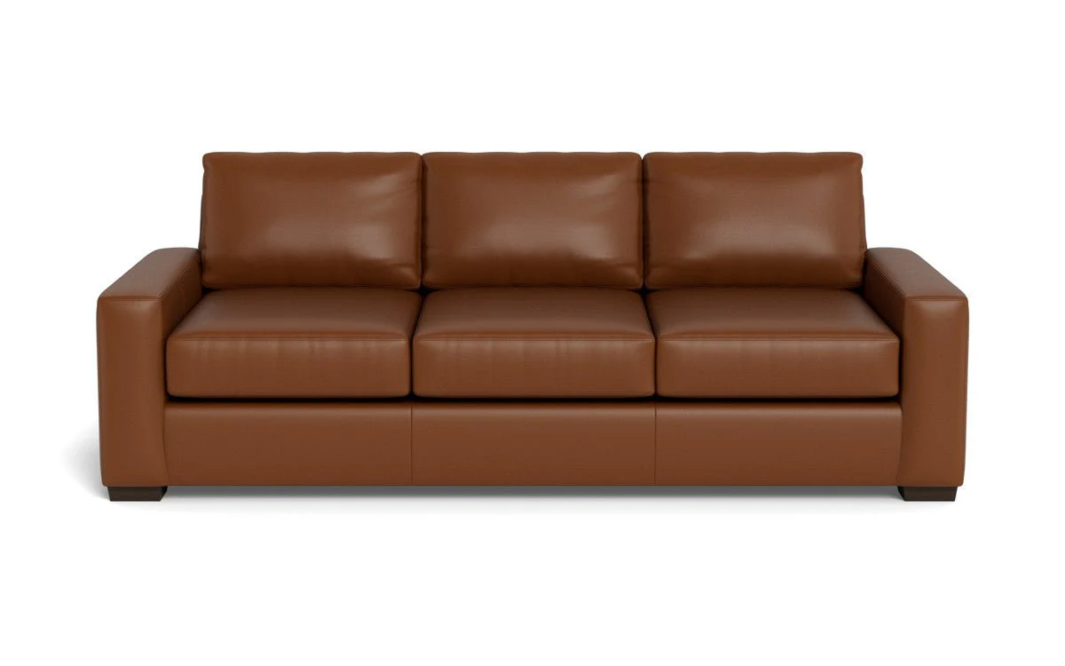 Mas Mesa 101" Deep Leather Estate Sofa - Image 26