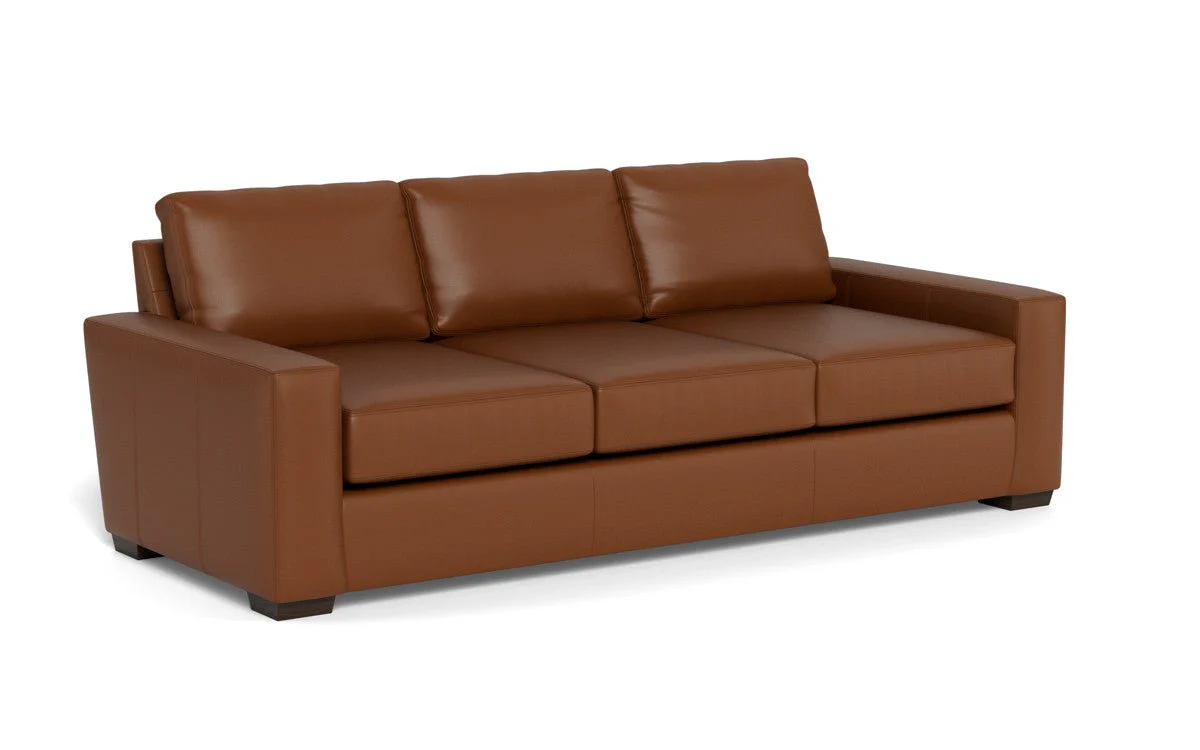 Mas Mesa 101" Deep Leather Estate Sofa - Image 27