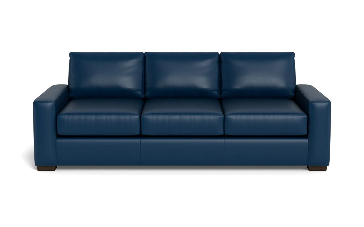 Mas Mesa 101" Deep Leather Estate Sofa - Image 29