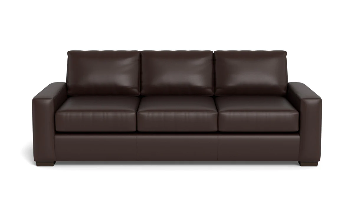 Mas Mesa 101" Deep Leather Estate Sofa - Image 35