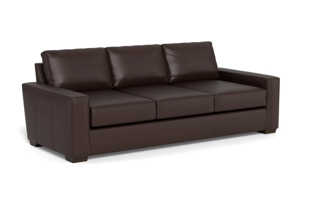 Mas Mesa 101" Deep Leather Estate Sofa - Image 36