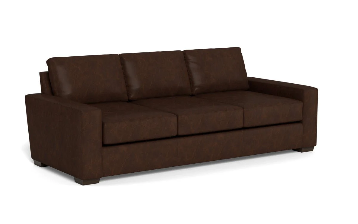 Mas Mesa 101" Deep Leather Estate Sofa - Image 4