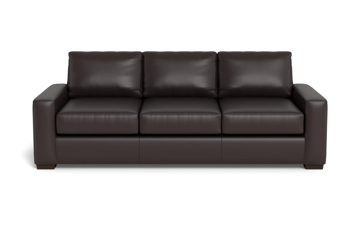 Mas Mesa 101" Deep Leather Estate Sofa - Image 41