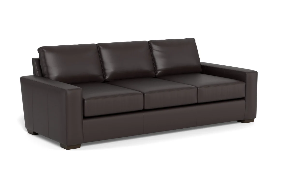 Mas Mesa 101" Deep Leather Estate Sofa - Image 42