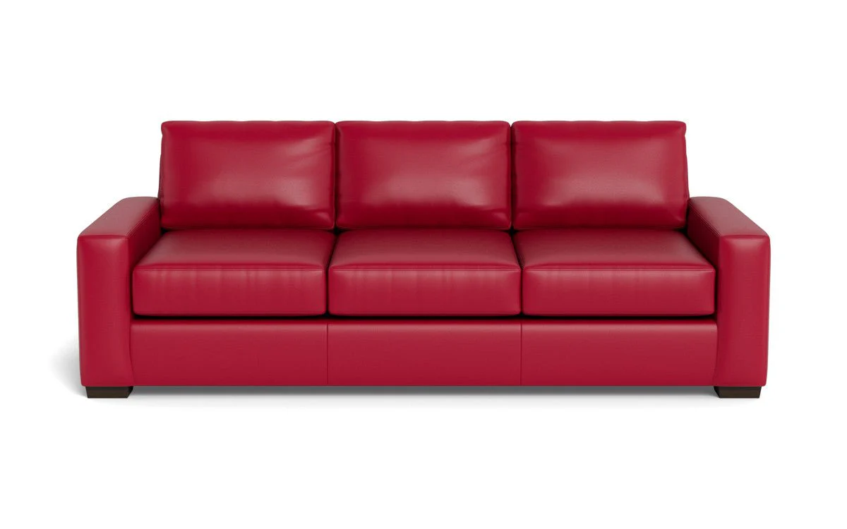 Mas Mesa 101" Deep Leather Estate Sofa - Image 44