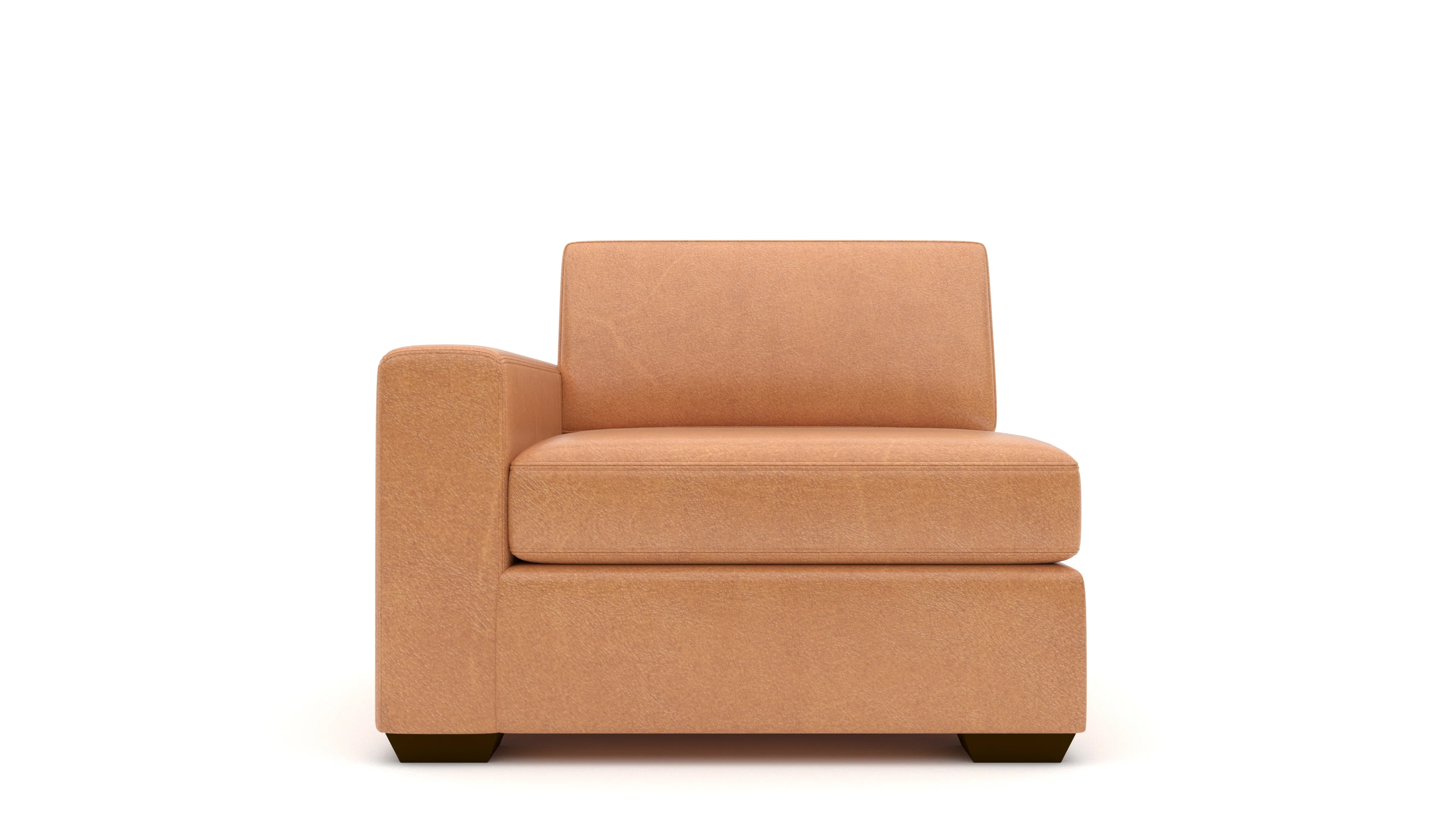 Mas Mesa Deep Leather Laf Chair - Image 3