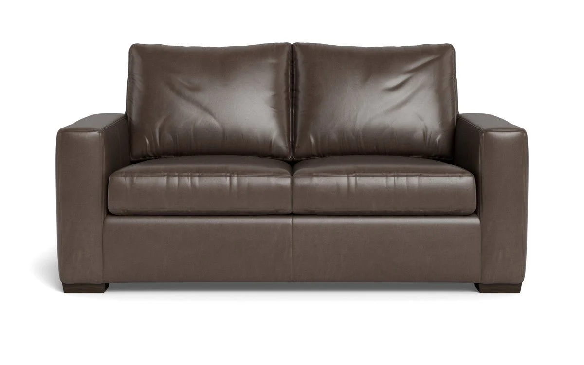 Mas Mesa 72" Deep Leather Loveseat - Image 11
