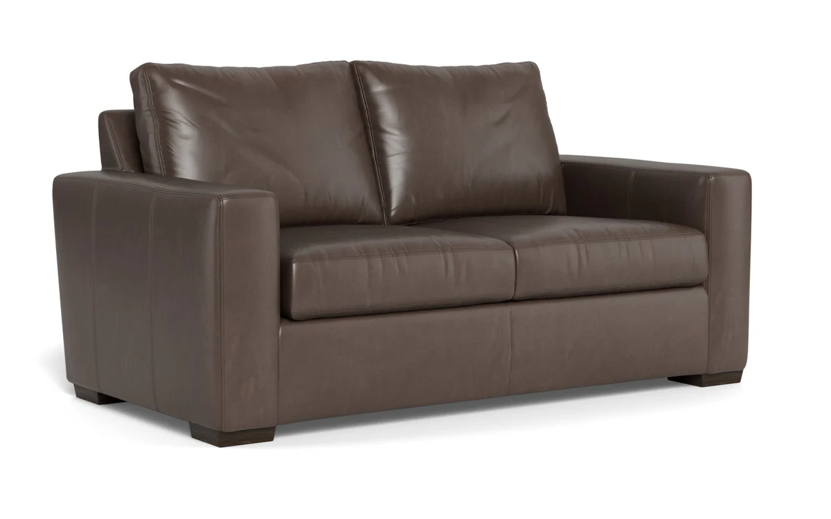 Mas Mesa 72" Deep Leather Loveseat - Image 12