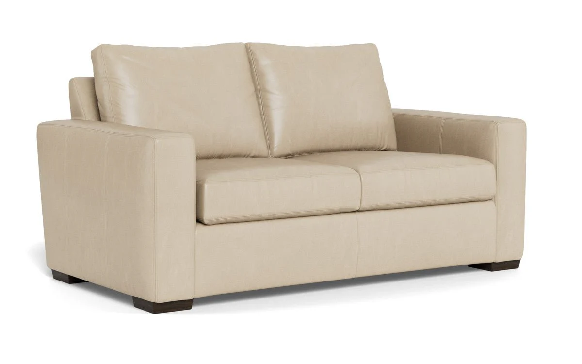 Mas Mesa 72" Deep Leather Loveseat - Image 15