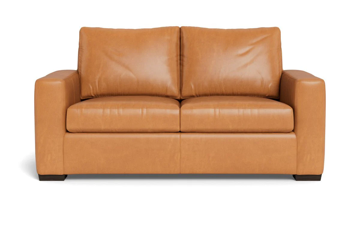 Mas Mesa 72" Deep Leather Loveseat - Image 17