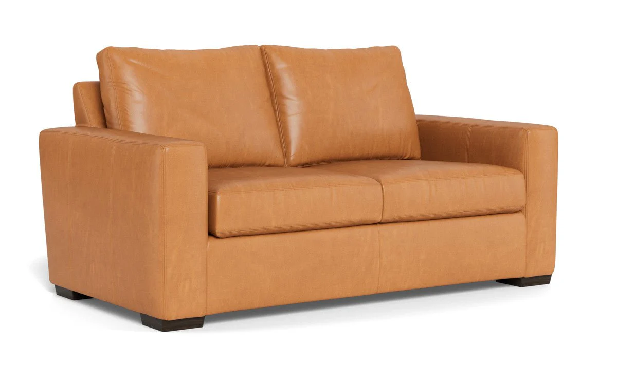Mas Mesa 72" Deep Leather Loveseat - Image 18