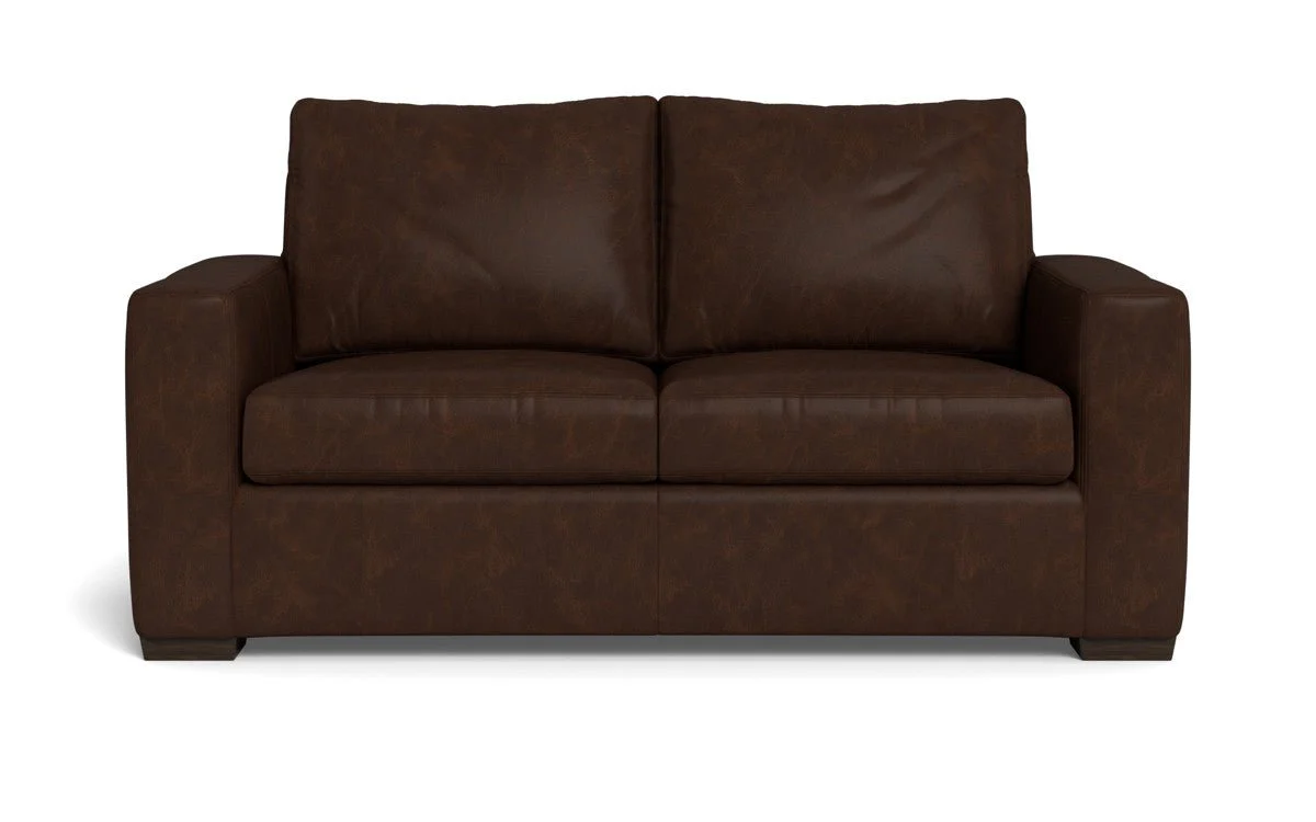 Mas Mesa 72" Deep Leather Loveseat - Image 3