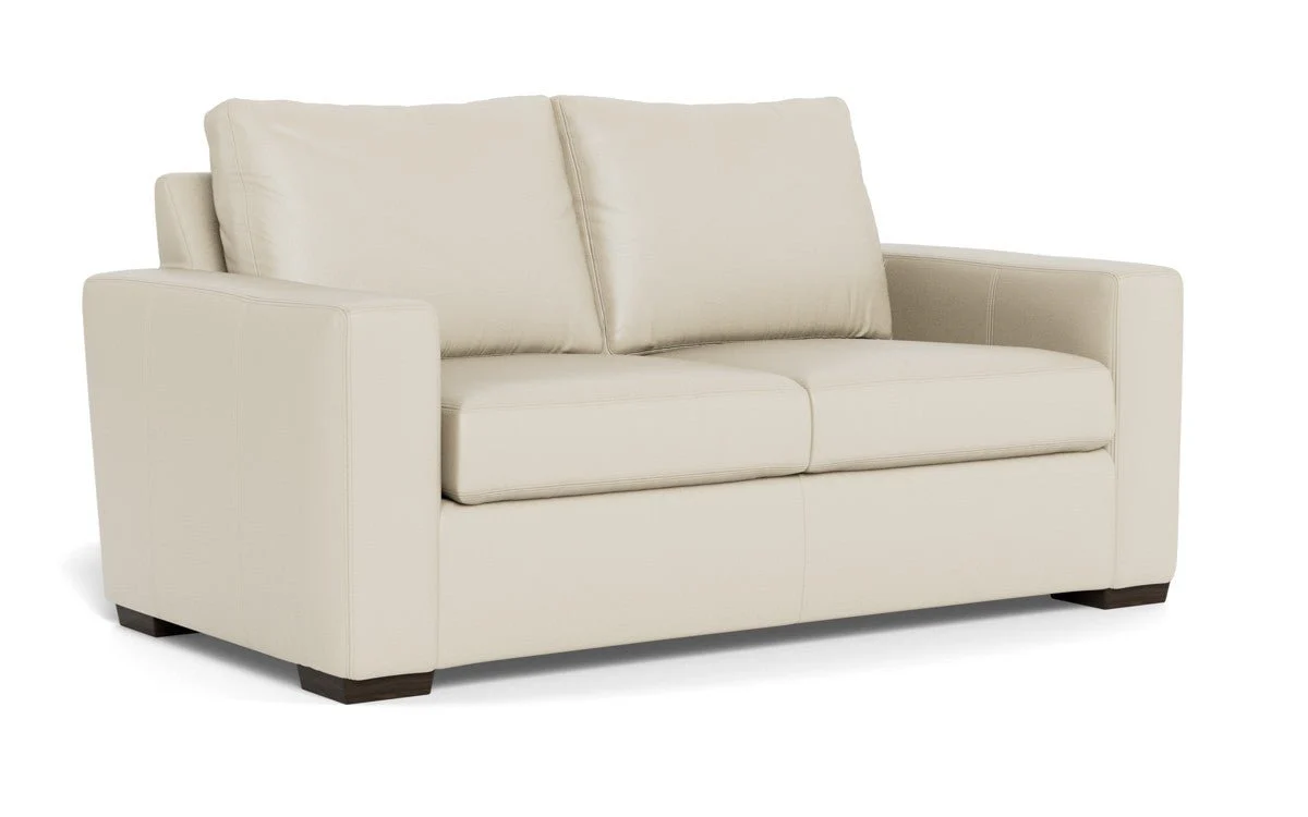 Mas Mesa 72" Deep Leather Loveseat - Image 33