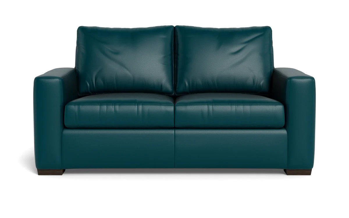 Mas Mesa 72" Deep Leather Loveseat - Image 38