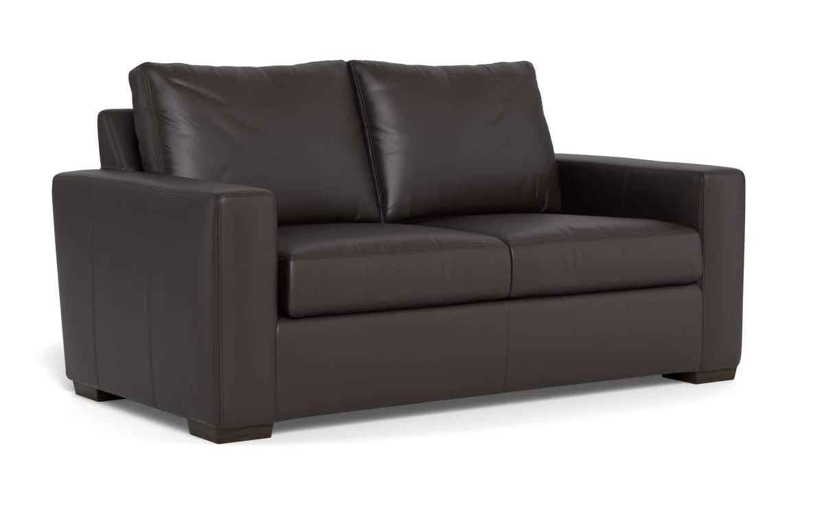 Mas Mesa 72" Deep Leather Loveseat - Image 42