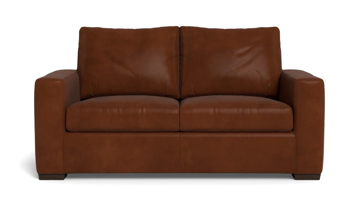 Mas Mesa 72" Deep Leather Loveseat - Image 8