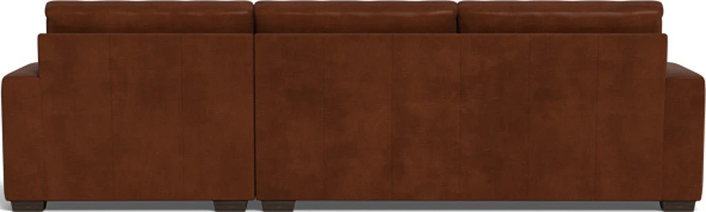 Mas Mesa 123" Deep Leather Right Chaise Sectional - Image 10