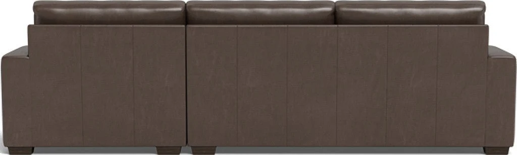 Mas Mesa 123" Deep Leather Right Chaise Sectional - Image 13