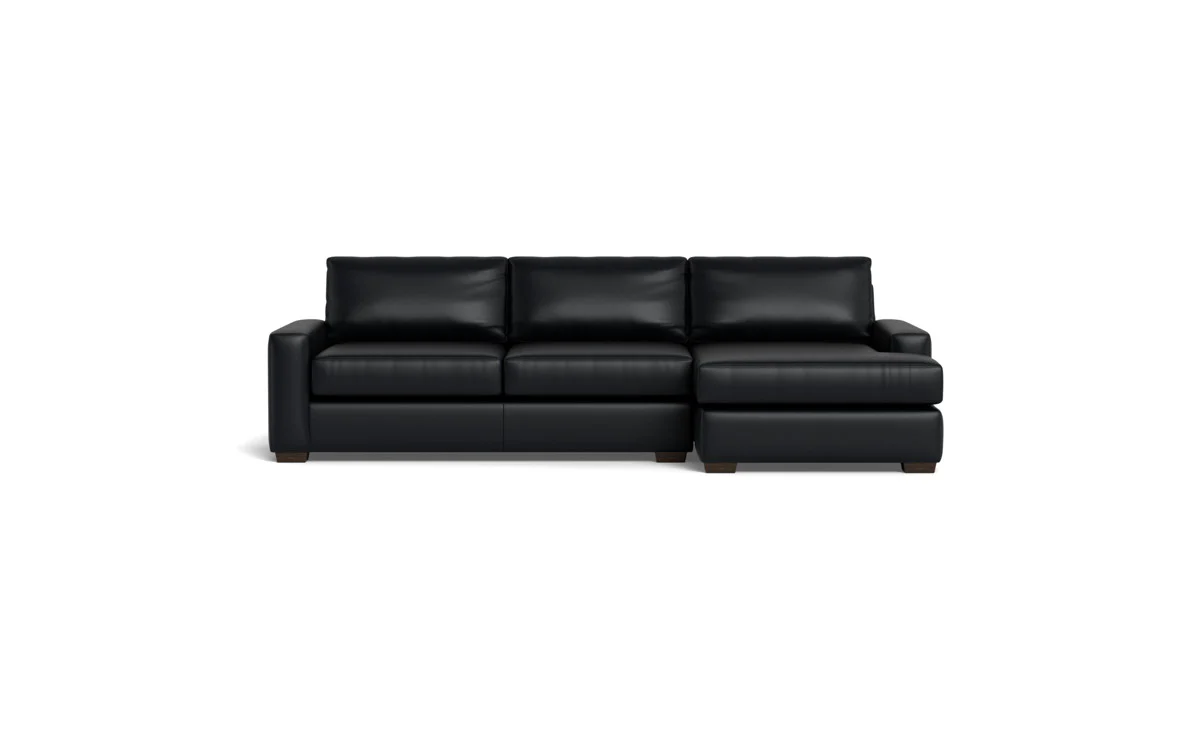 Mas Mesa 123" Deep Leather Right Chaise Sectional - Image 20