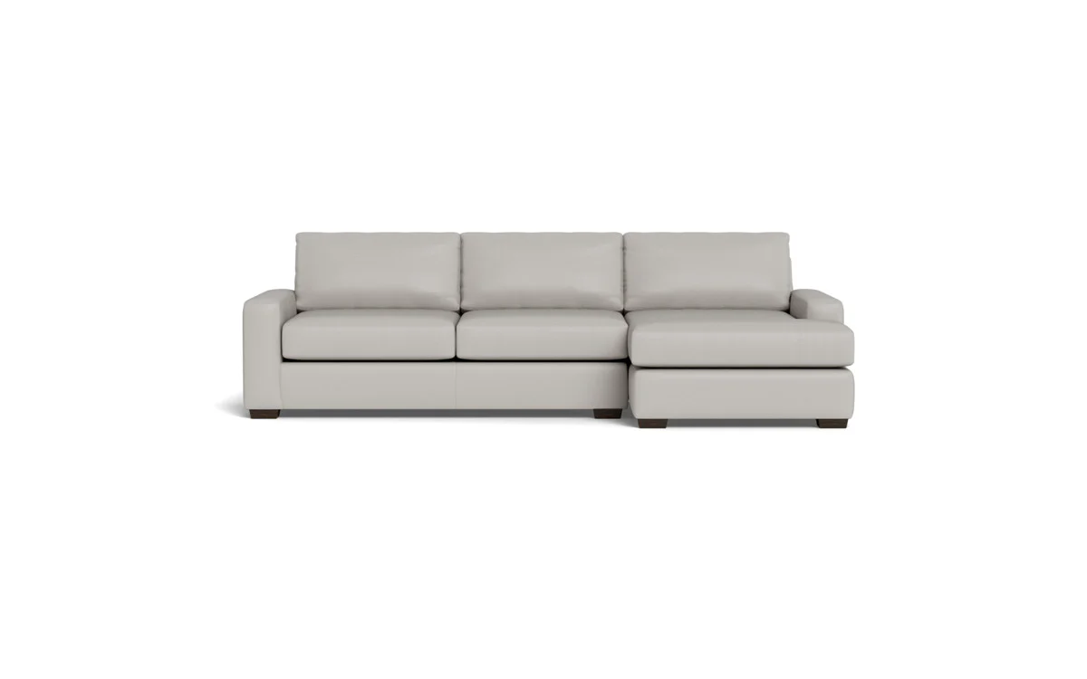 Mas Mesa 123" Deep Leather Right Chaise Sectional - Image 23