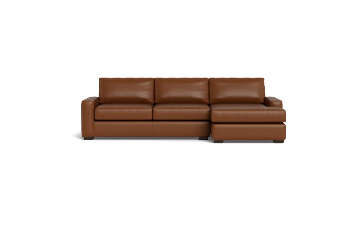Mas Mesa 123" Deep Leather Right Chaise Sectional - Image 26