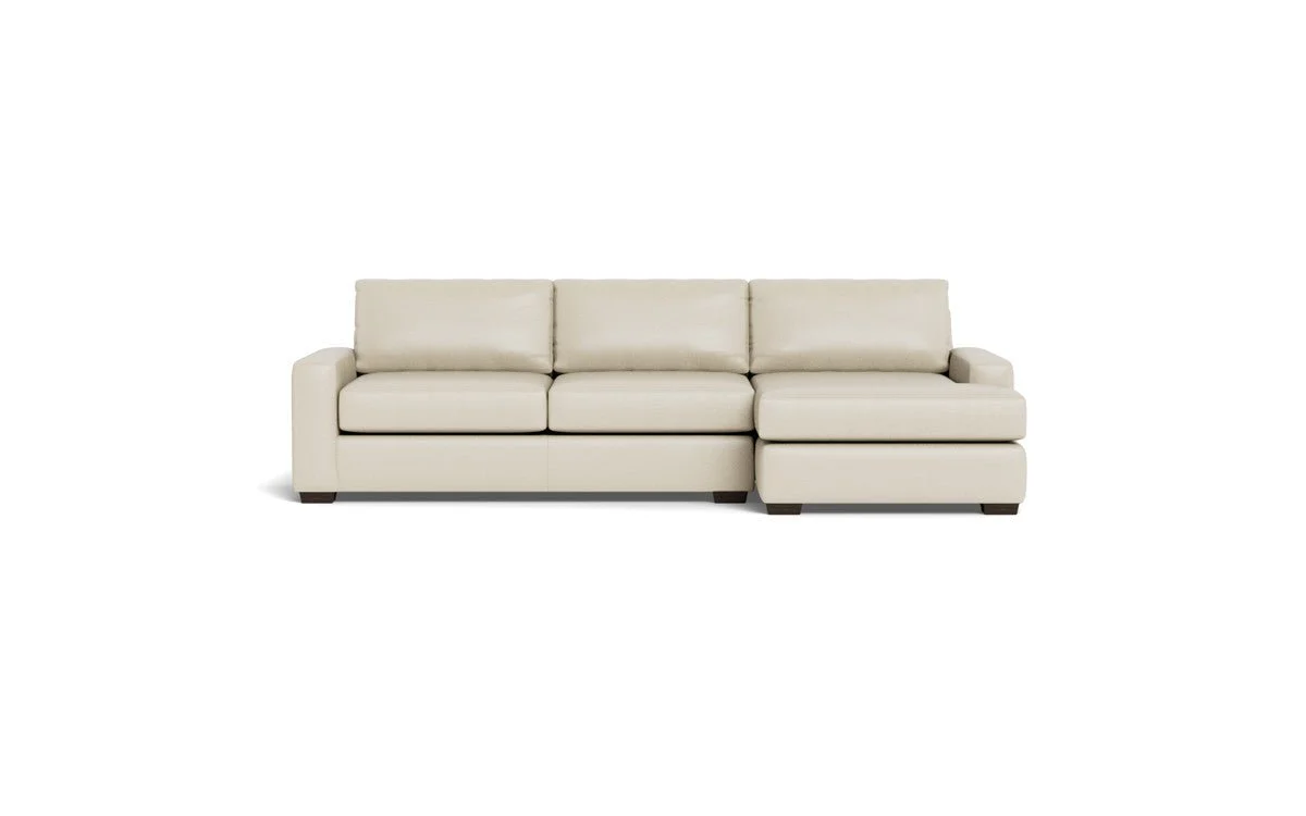 Mas Mesa 123" Deep Leather Right Chaise Sectional - Image 32