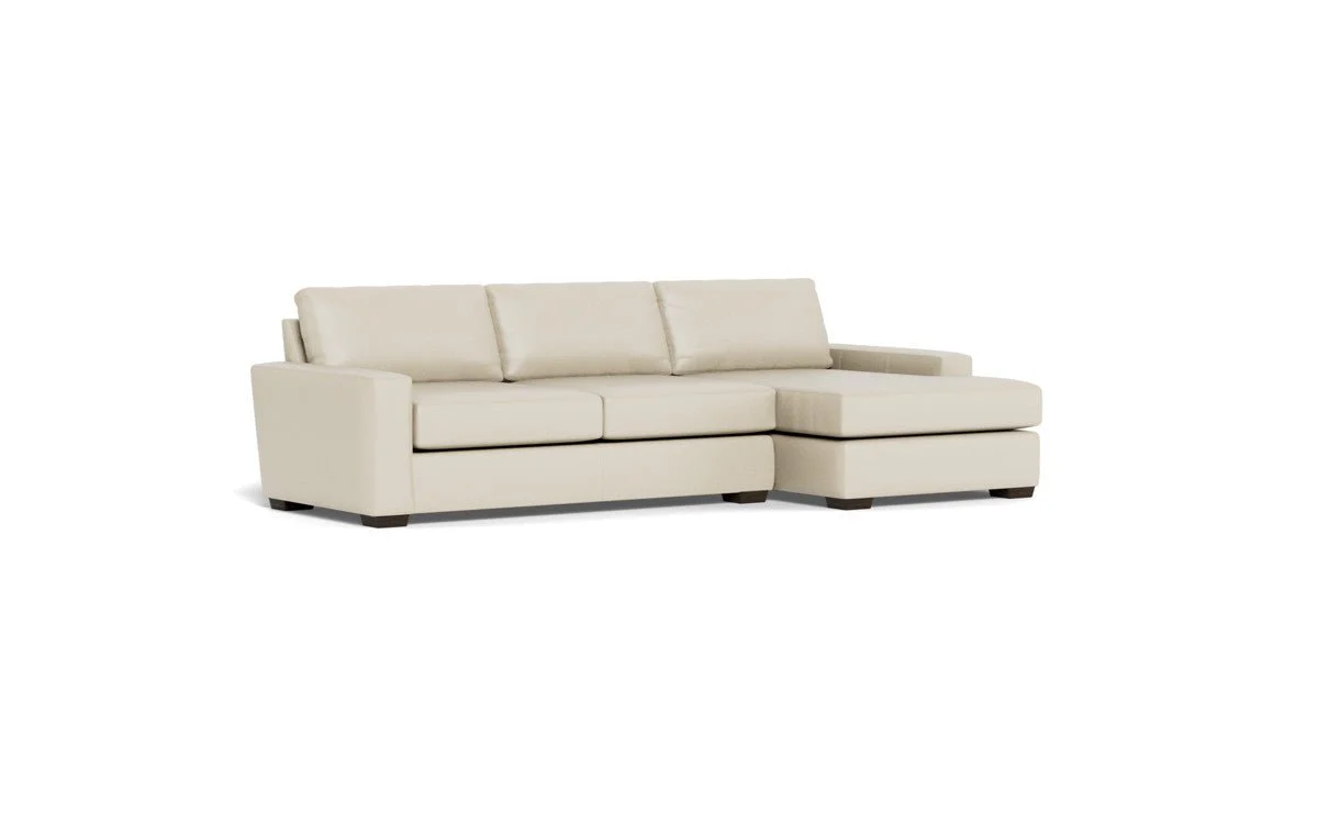 Mas Mesa 123" Deep Leather Right Chaise Sectional - Image 33