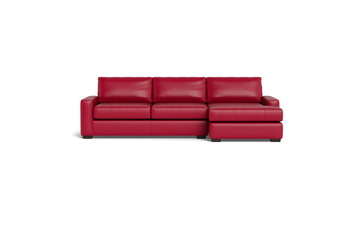 Mas Mesa 123" Deep Leather Right Chaise Sectional - Image 44