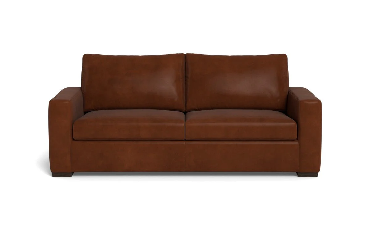 Mas Mesa 88" Deep Leather Sofa - Image 8