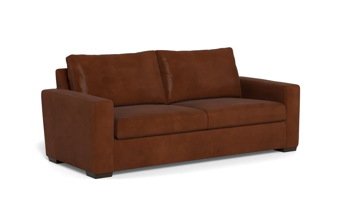 Mas Mesa 88" Deep Leather Sofa - Image 9
