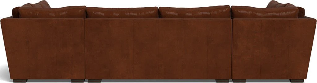 Mas Mesa 166" Deep Leather Condo U Sectional - Image 10