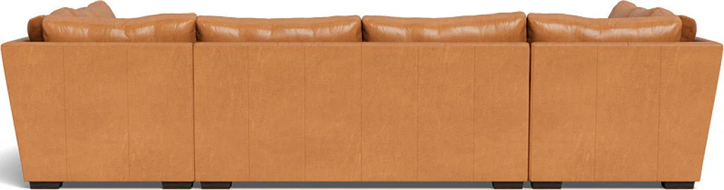 Mas Mesa 166" Deep Leather Condo U Sectional - Image 19