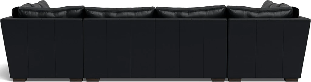 Mas Mesa 166" Deep Leather Condo U Sectional - Image 22