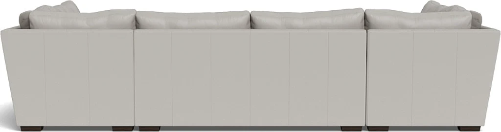 Mas Mesa 166" Deep Leather Condo U Sectional - Image 25