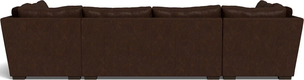 Mas Mesa 166" Deep Leather Condo U Sectional - Image 5