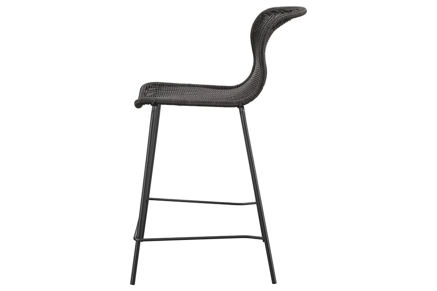 McKenna Faux Rattan Counter Stools (Set of 2) - Image 6