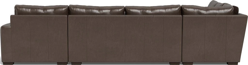 Mas Mesa 162" Deep Leather Corner Sectionals w. Right Chaise - Image 13