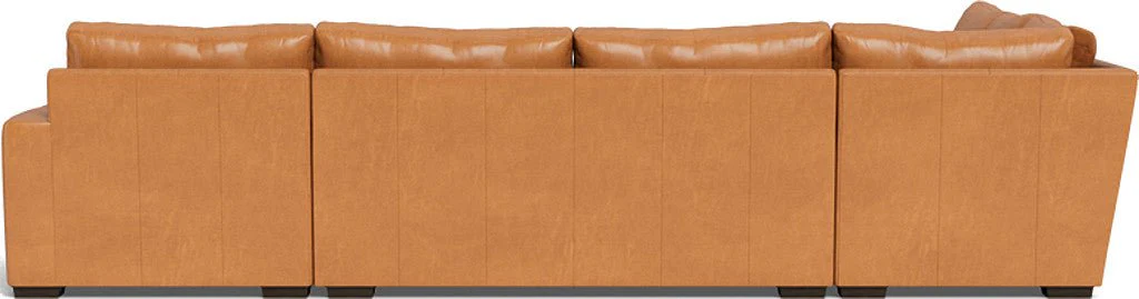 Mas Mesa 162" Deep Leather Corner Sectionals w. Right Chaise - Image 19