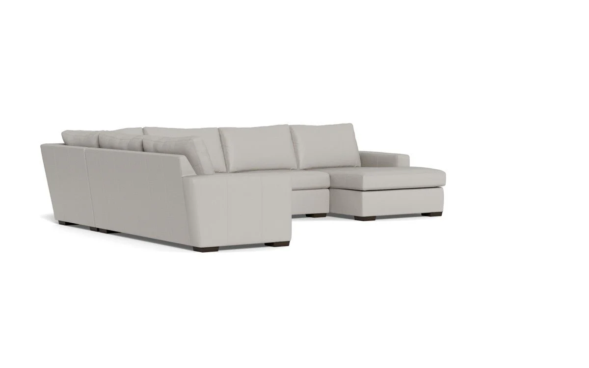 Mas Mesa 162" Deep Leather Corner Sectionals w. Right Chaise - Image 24