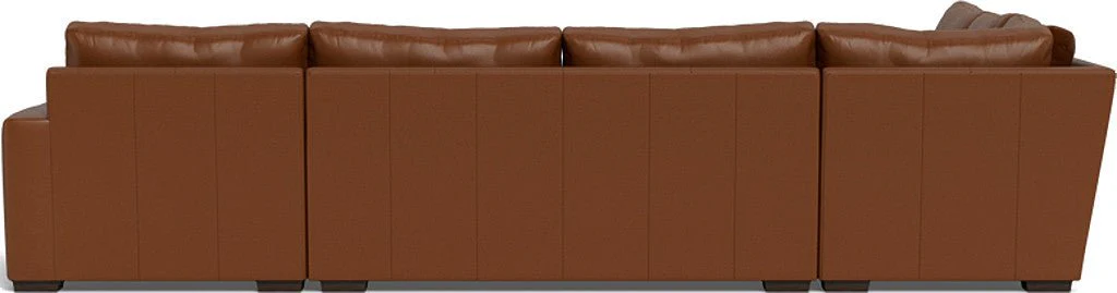 Mas Mesa 162" Deep Leather Corner Sectionals w. Right Chaise - Image 28