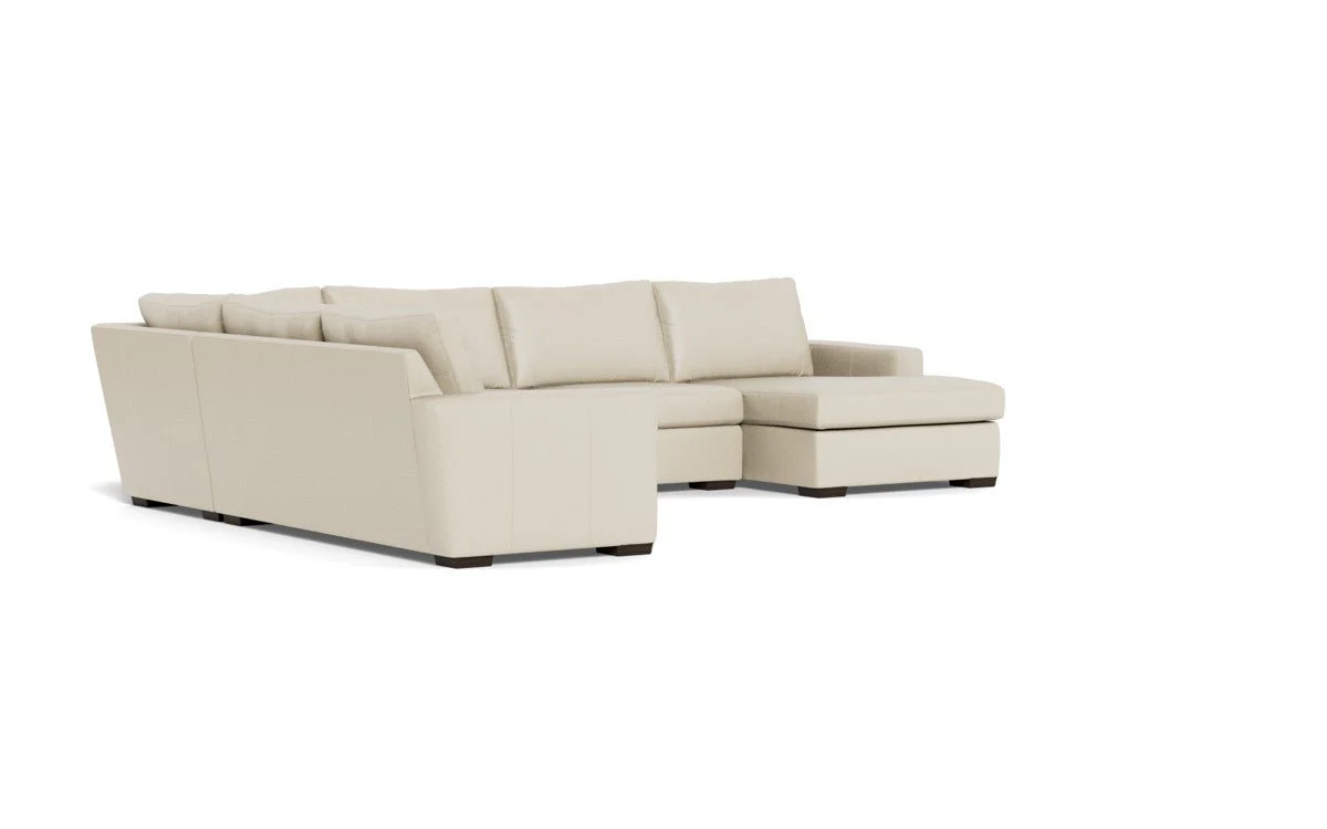 Mas Mesa 162" Deep Leather Corner Sectionals w. Right Chaise - Image 33