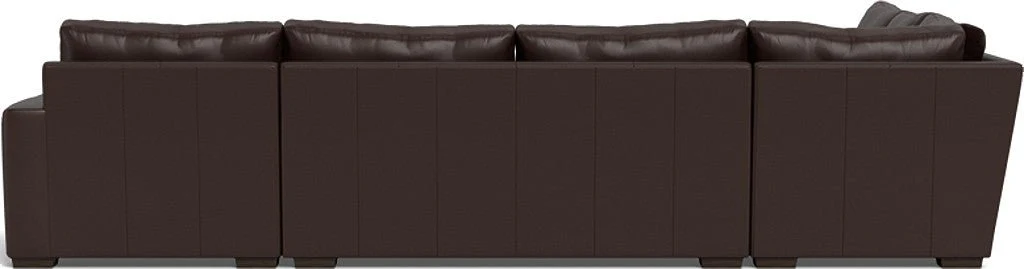 Mas Mesa 162" Deep Leather Corner Sectionals w. Right Chaise - Image 37