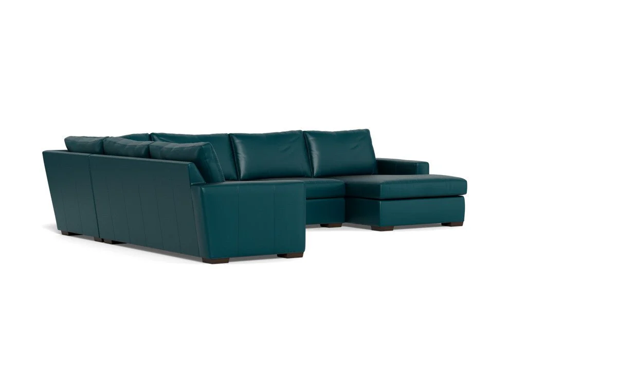 Mas Mesa 162" Deep Leather Corner Sectionals w. Right Chaise - Image 39