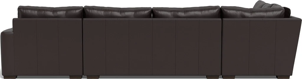 Mas Mesa 162" Deep Leather Corner Sectionals w. Right Chaise - Image 43