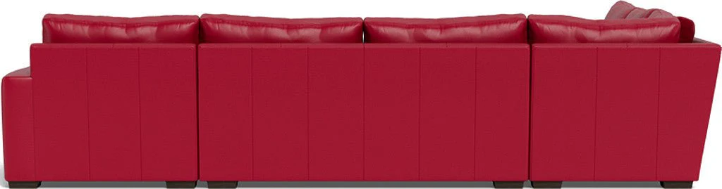 Mas Mesa 162" Deep Leather Corner Sectionals w. Right Chaise - Image 46