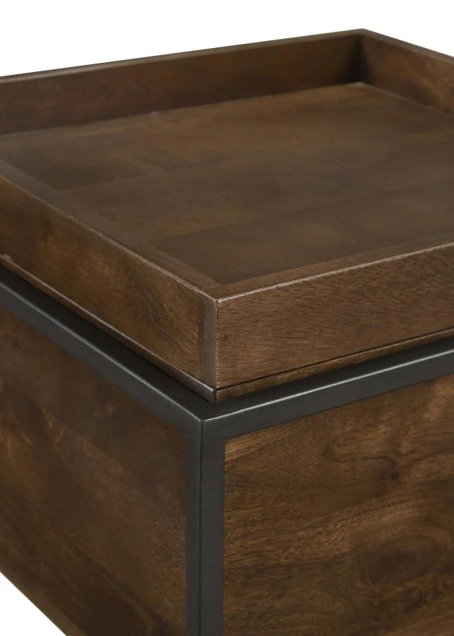 Orion Square Storage Accent Table - Image 4