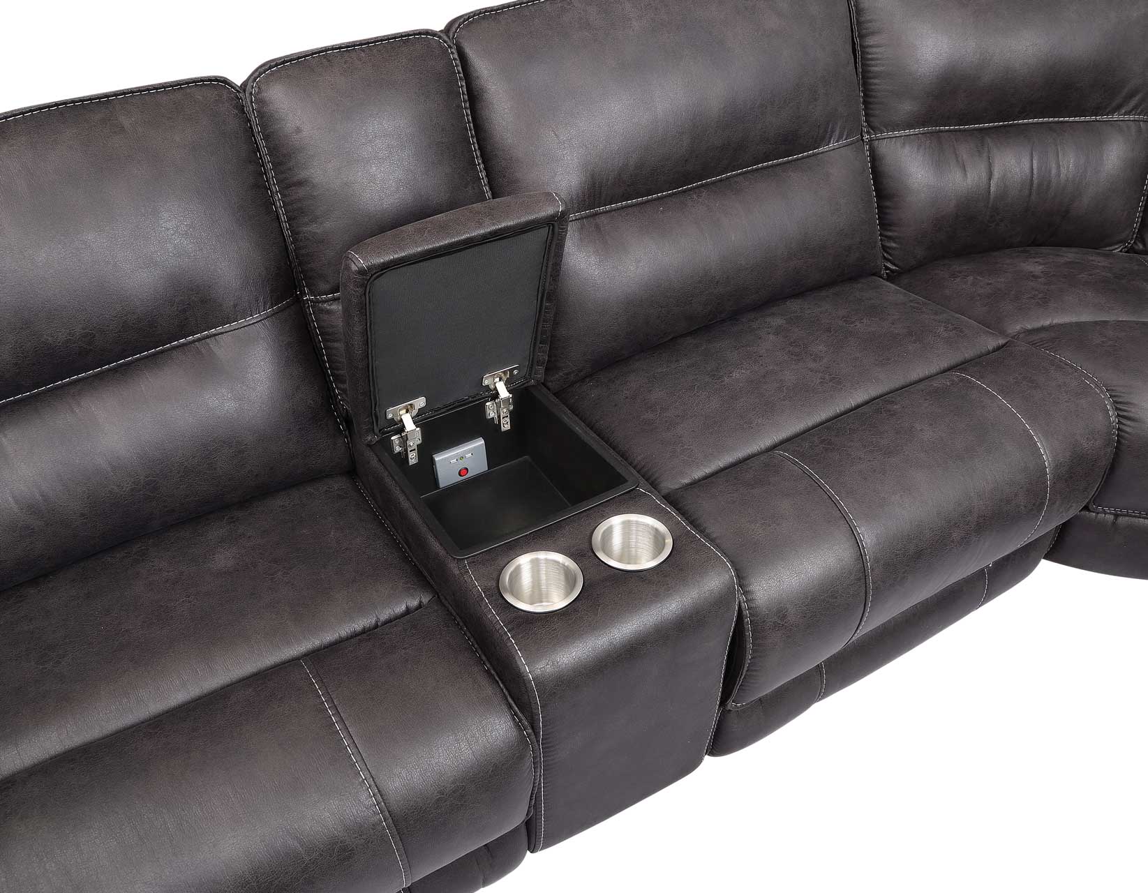 Owen 6 Piece Power Sectional - Image 4